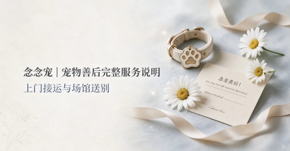 杭州念念宠｜宠物善后完整服务说明：上门接运与场馆送别